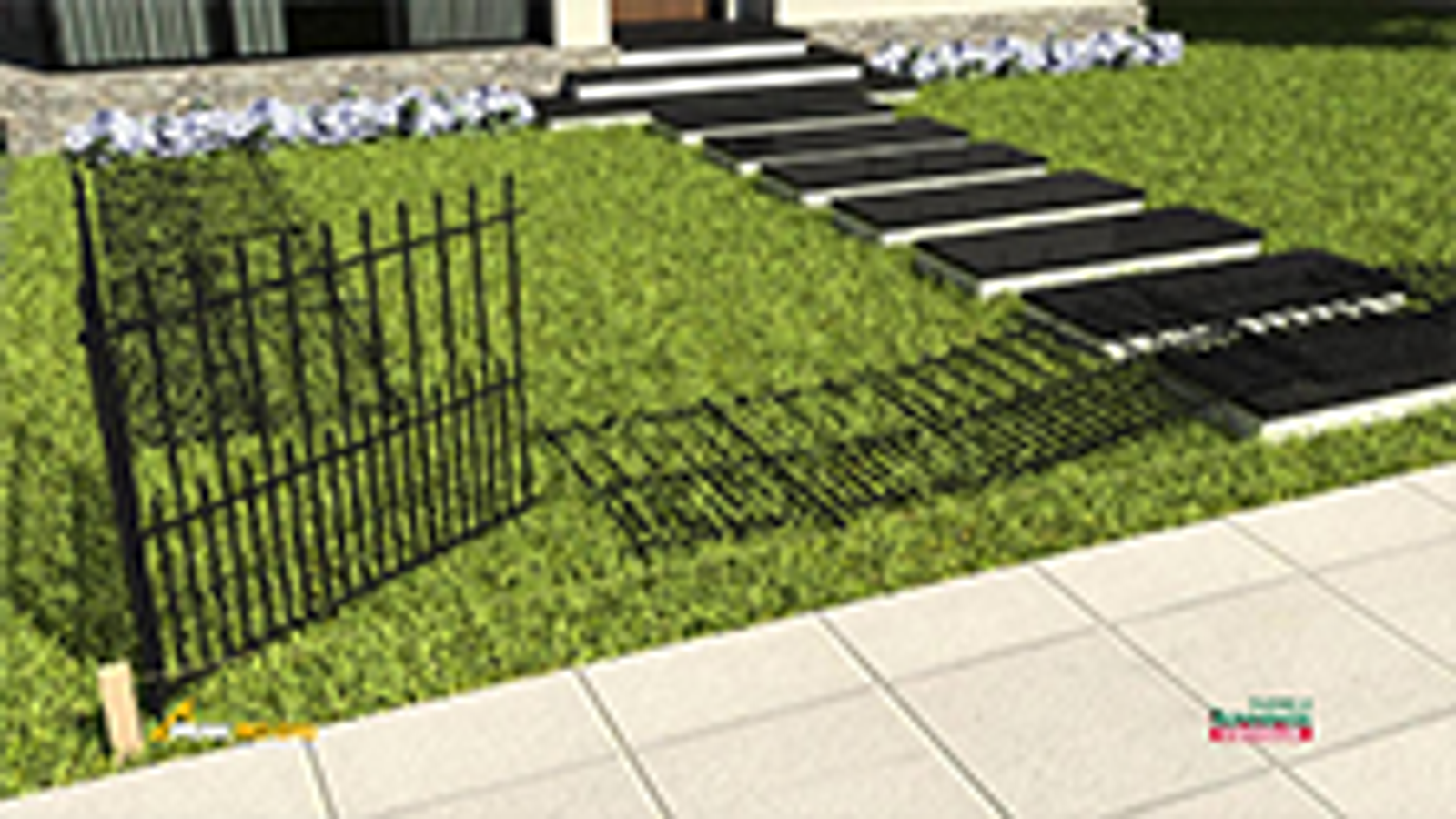 Peak No-Dig 400mm Black Steel Fence Post Spike for Corners, Ends & Gates