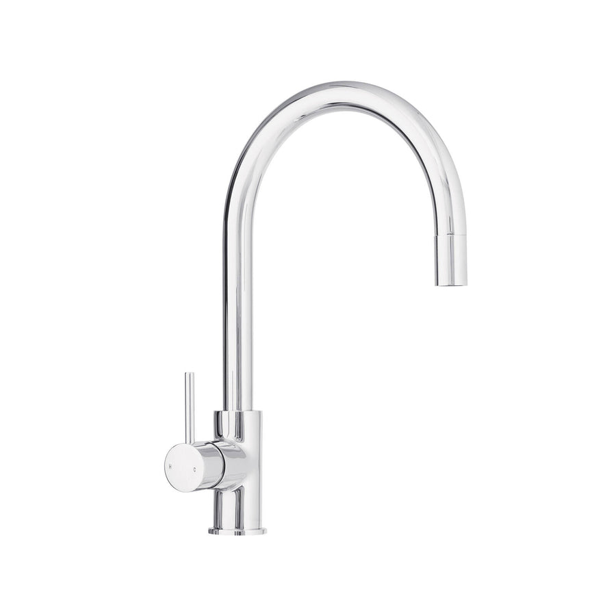 Mondella Dahlek Eco 35mm Chrome Lead Free Brass Pull Out Sink Mixer 5L/min 6 Star WELS