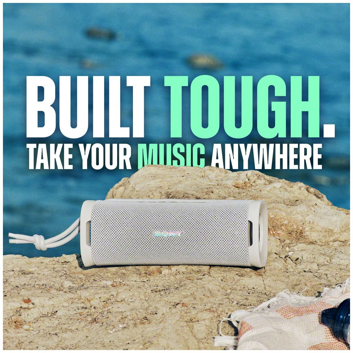 Sony ULT Field 1 wireless portable speaker in forest grey - IP67, 12-hour battery, Bluetooth 5.3 - SRSULT10H