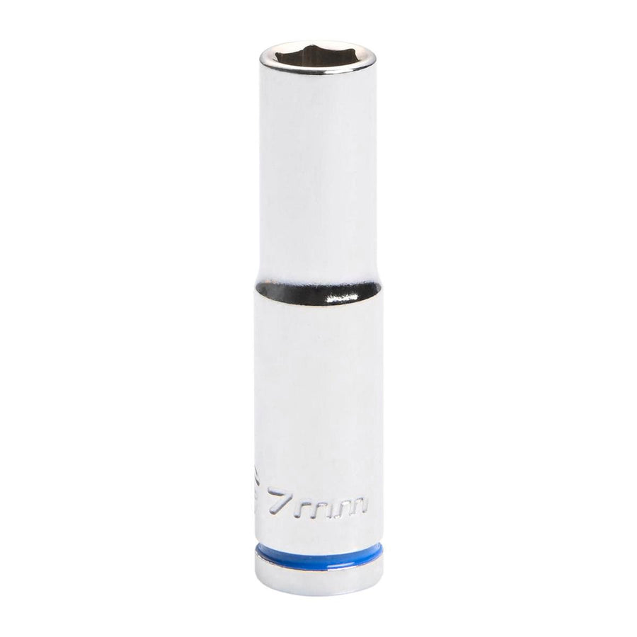Kincrome 7mm Deep Socket - Chrome Vanadium Steel - Mirror Polish Finish - SuperSaverAU - view 1