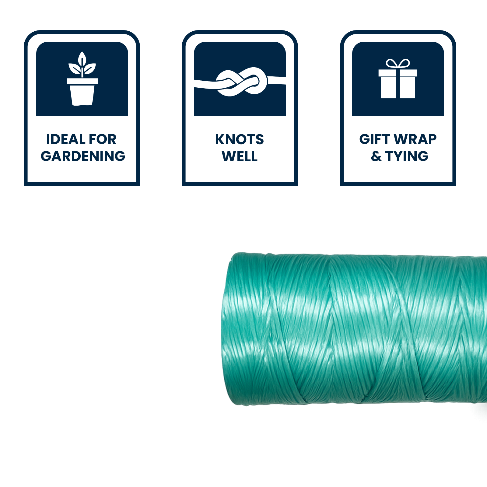 Grunt 500m Green Baling Twine, Polypropylene