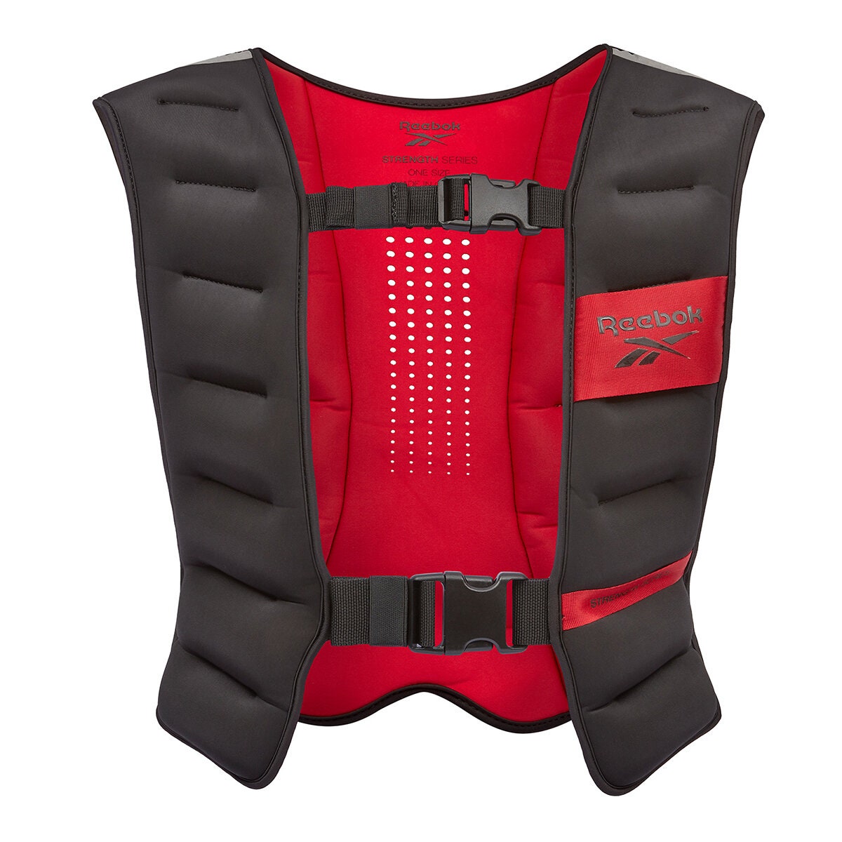 Reebok 5kg Strength Series Weight Vest - Dual-Buckle Fastenings and Laser-Cut Ventilation - RFAC-WVEST-05