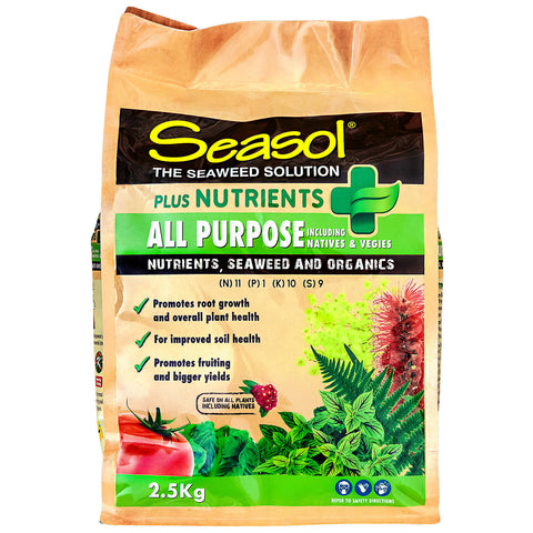 Seasol Plus Nutrients All Purpose 2.5kg Time-Release Plant Fertiliser