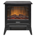 Dimplex 1.2kW Microstove electric fire heater - black cast effect finish, Optiflame LED - MCFSTV12-AU