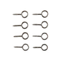Everhang Screw Eye Hooks - 7mm - Nickel Plated - 8 Pack - SuperSaverAU - view 1