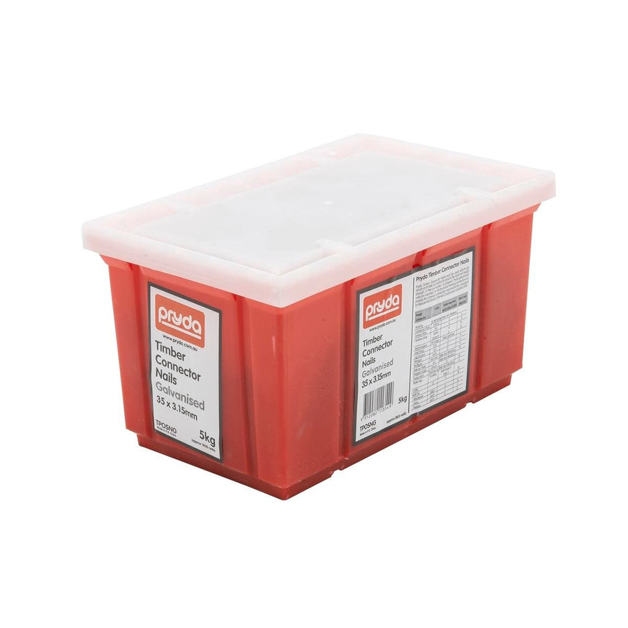 Pryda Timber Connector Nails - 35 x 3.15mm - Galvanised - Stronger Fixing - SuperSaverAU - view 1