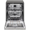 LG 60cm Built Under Dishwasher - 15 Place Settings, Platinum Steel, QuadWash, TrueSteam - XD3A25UPS