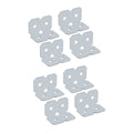 Carinya Galvanised Angle Make a Bracket 8 Pack 25x25x40mm Silver - SuperSaverAU - view 3