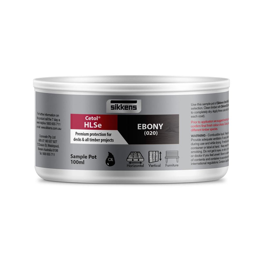 Sikkens Ebony Cetol HLSe 100ml Oil Based Timber Finish Durable UV Protection - SuperSaverAU - view 1