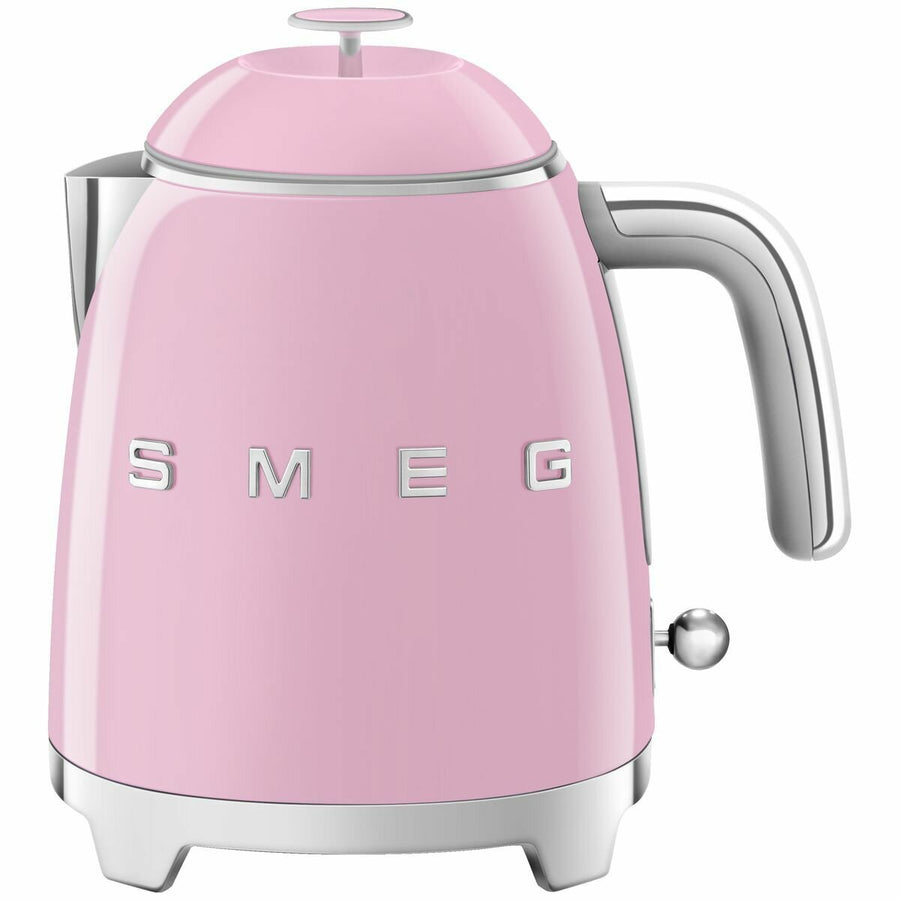 Smeg 50s Retro Style 800mL Mini Electric Kettle - Pink, 1400W, Double Wall - KLF05PKAU