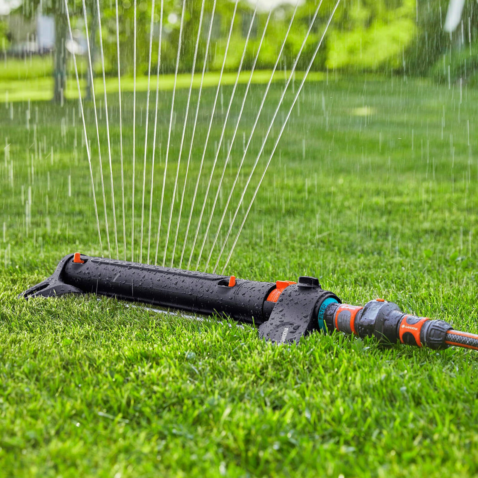 GARDENA AquaCount Water Meter, Digital Display, Hose-End, Battery Powered, 18350-25