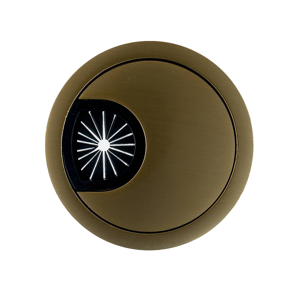 Taskmaster 60mm Brushed Brass Cable Duct 1 Pack - Cable Management Solution - SuperSaverAU - view 2