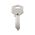 Ehi gr9 Silver Blank Key - Nickel Plated Brass - Key Cutting Service - SuperSaverAU - view 1
