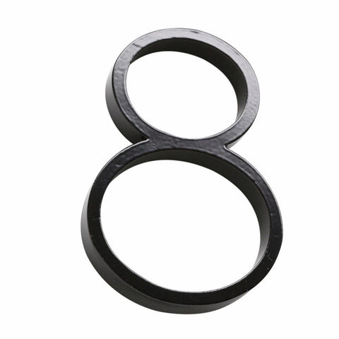Sandleford Slimline House Number 8 - 120mm - Black - Steel - SuperSaverAU - view 1