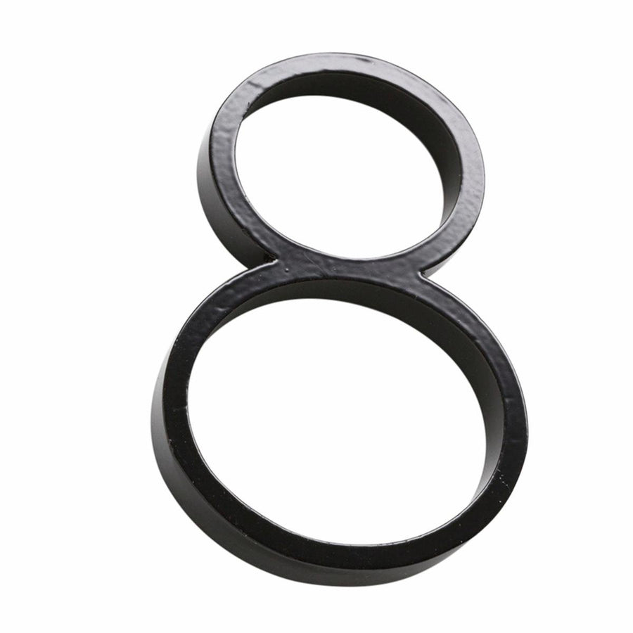 Sandleford Slimline House Number 8 - 120mm - Black - Steel - SuperSaverAU - view 1