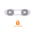 Perma Child Safety 12cm Adhesive Universal Flexi Locks 12 Pack Plastic