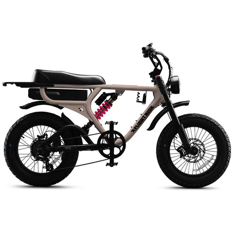 Flight Risk FR555 full-frame electric bike - 1000W motor, 52V 25Ah battery, Champagne - FR-555CHAMPAGNE