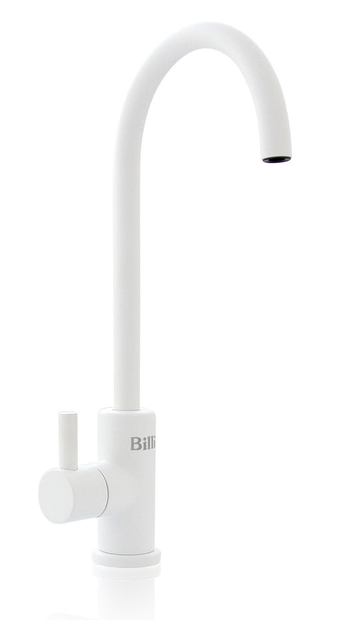 Billi Home C Chilled Filtered Water Tap - Round Slimline Dispenser - Matte White - 913000RMW