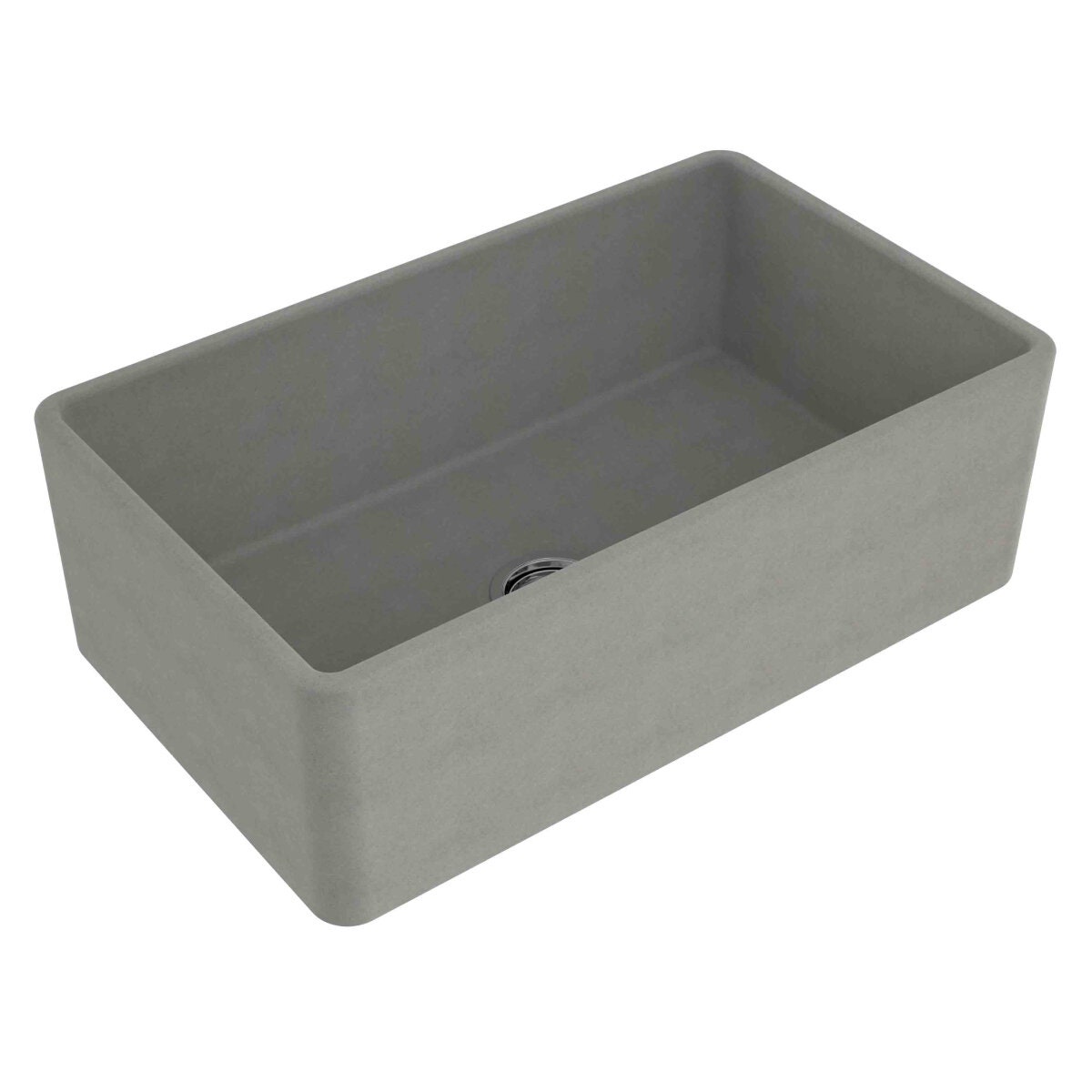 Turner Hastings Novi 75 x 46 butler sink - 64L single bowl, reversible, grey / charcoal - NO754FS-CL