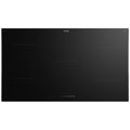 Omega 90cm ceramic cooktop - 5 zones, touch and slide controls, 2 DualZones, black glass - OCC905TZ