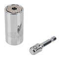 Craftright 2 Piece Universal Sockets Set - 3/8" Drive - Chrome Vanadium Steel - Adjustable 7-19mm - SuperSaverAU - view 1