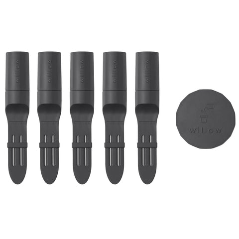 Plant with Willow Smart Indoor Plant Sensor Urban Jungle Pack Charcoal, 5 Sensors