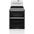 Westinghouse 54cm Electric Freestanding Oven - 80L Fan Forced, Ceramic Cooktop, Separate Grill - WLE543WCB