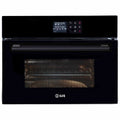 ILVE 60cm compact built-in combi-microwave oven - 35L, CHEF-Assist, black glass, touch controls - ILCM45BV