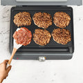 Ninja Sizzle indoor grill and flat plate - high-heat searing, 36cm non-stick plates - GR101