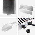 Devanti Portable Ice Cube Maker 3.2L Stainless Steel - SuperSaverAU - view 3