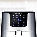 Devanti 7L Digital Air Fryer Silver AF-K-G-5T6-SS - SuperSaverAU - view 4
