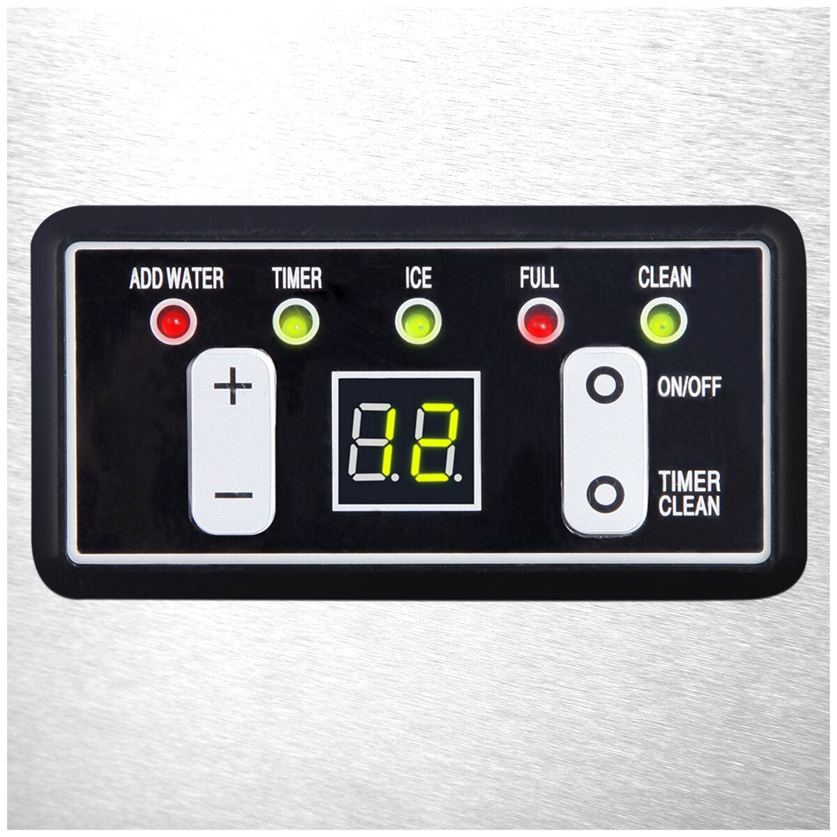 Devanti Stainless Steel Commercial Ice Maker