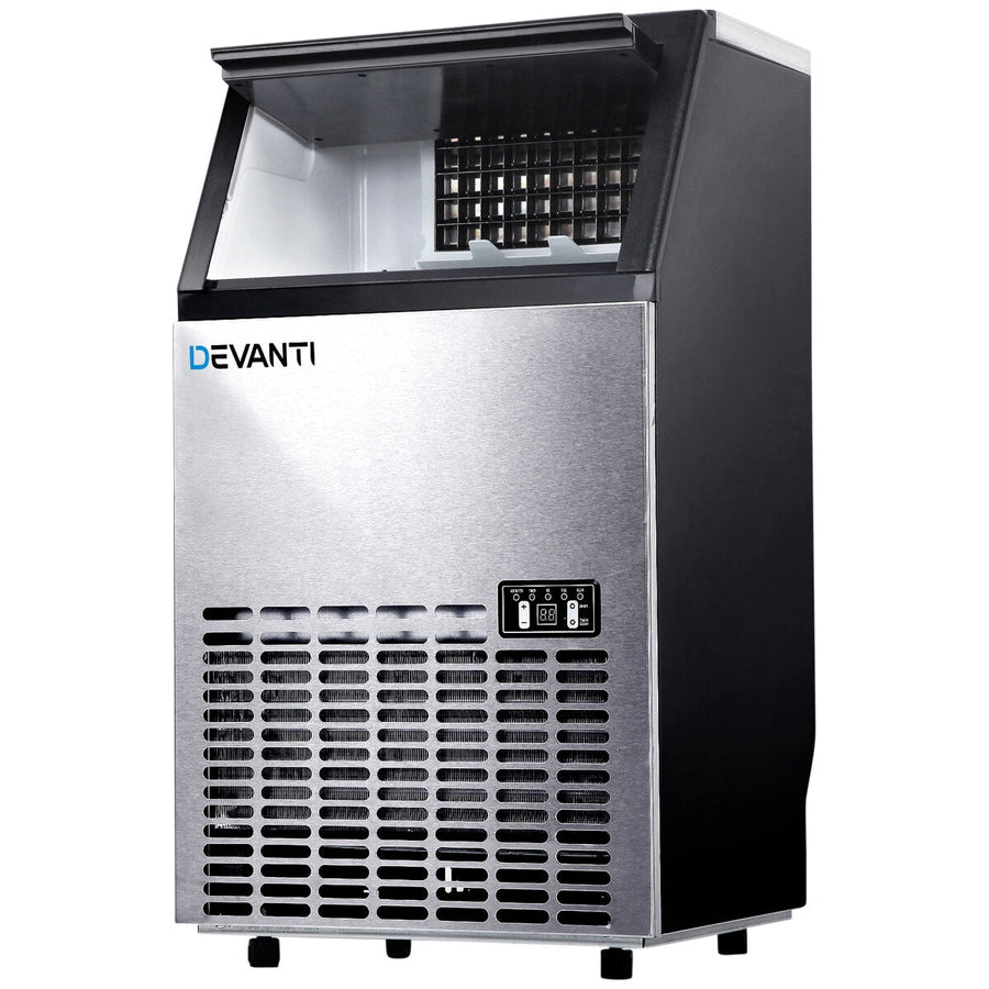 Devanti Stainless Steel Commercial Ice Maker - SuperSaverAU - view 1