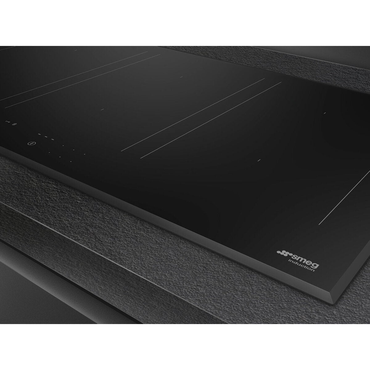 Smeg 90cm Universale 6 Zone Induction Cooktop - 3 Flexible Zones, Auto-vent 2.0, Grill Function - SAI3964B