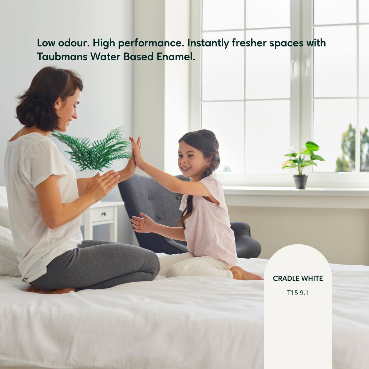 Taubmans 4L White Semi Gloss Water Based Enamel Paint - 4L - Low VOC - Mould Resistant - SuperSaverAU - view 4