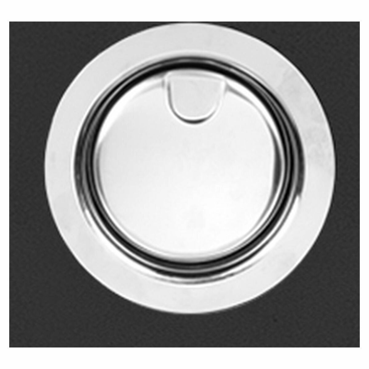 Artusi Granitek single bowl sink - Black, top or undermount, made in Italy - AGS611B