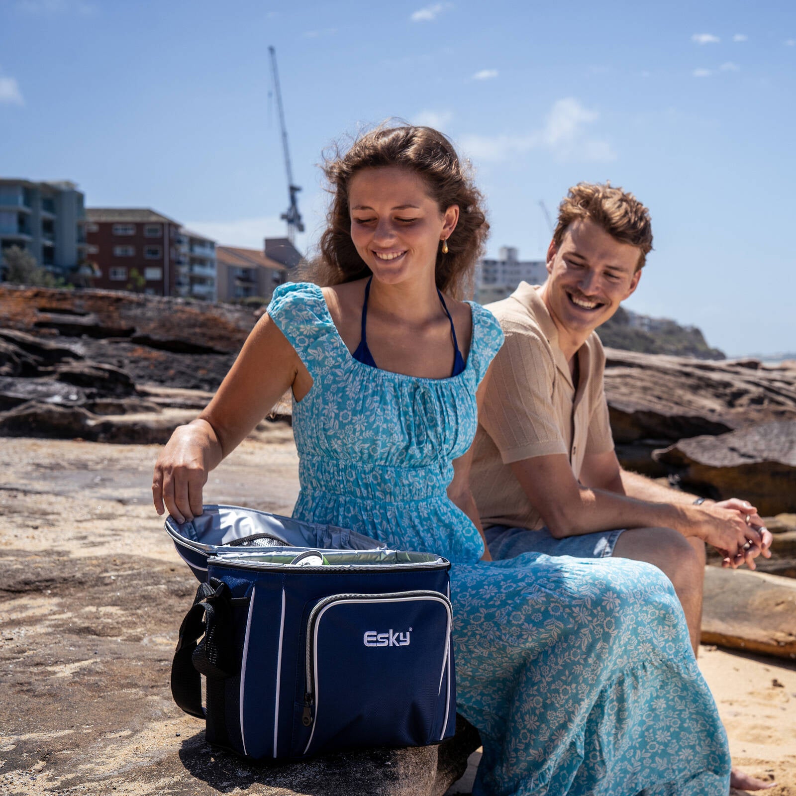 Esky 16 Can Blue Soft Cooler Bag