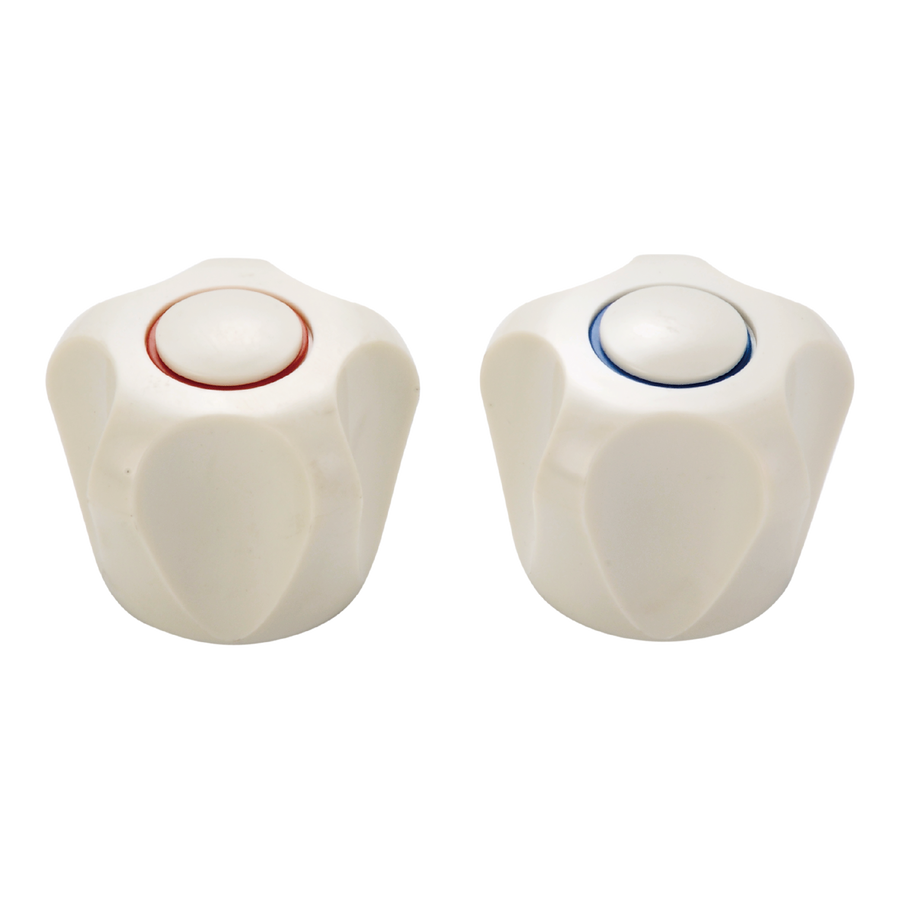 Shaw & Mason Ivory Universal Multi Fit Tap Handles - Plastic, Pair