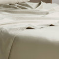 Linen House Augusta Queen Fitted Sheet 50cm - 500 Thread Count, 100% Cotton, Taupe - 01841F730
