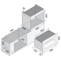 ILVE 90cm Panoramagic Series built-in oven - 110L, 15 functions, matte black, rotisserie - OV91PMT3MK