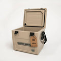 Outermark 25L Premium Moulded Cooler Ice Box - Beige, Stainless Latches