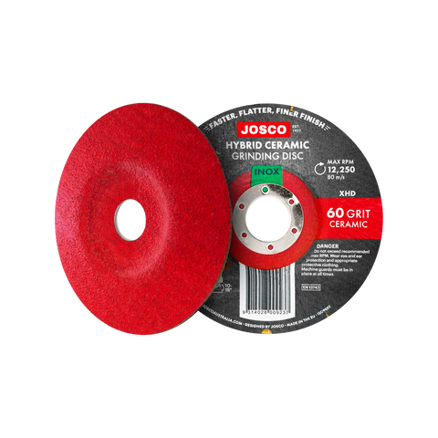 Josco 125mm 60 Grit Hybrid Ceramic Grinding Disc