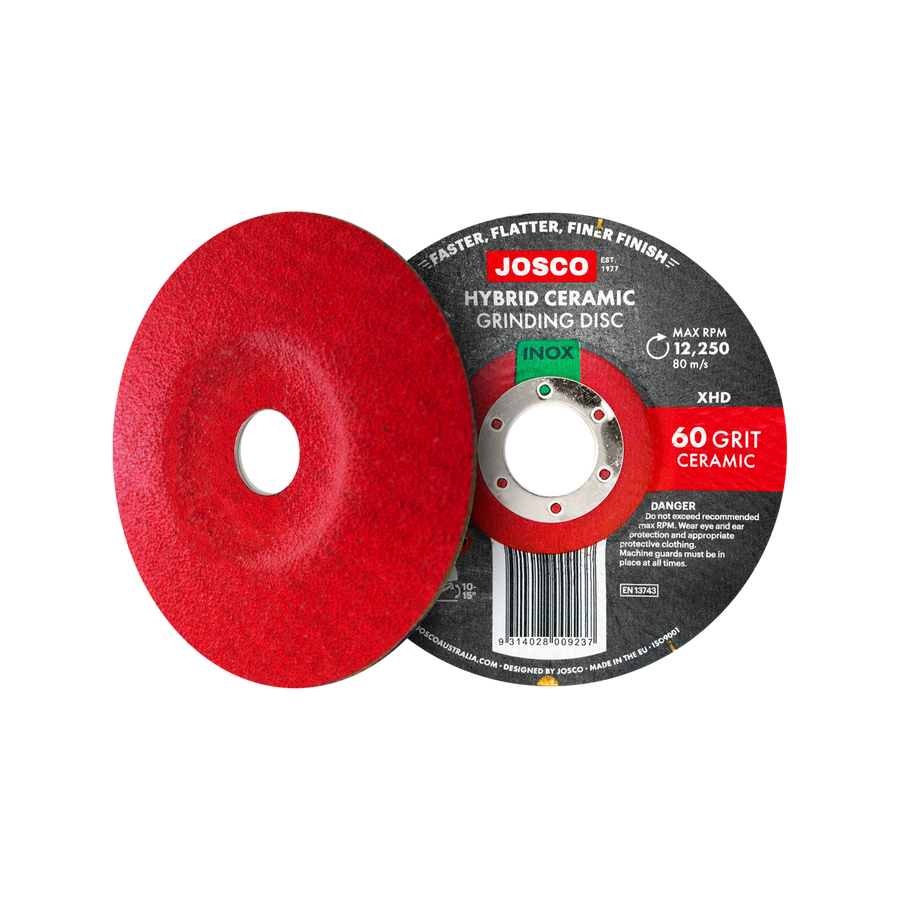 Josco 125mm 60 Grit Hybrid Ceramic Grinding Disc