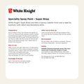 White Knight Super Brass 300g Satin Spray Paint Metallic Finish for Metal