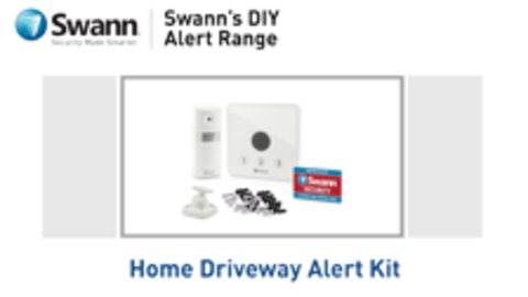 Swann Wireless Doorway Alarm SWADS-ALARMS-GL, 2 PIR Sensors, 200ft Range, Indoor/Outdoor