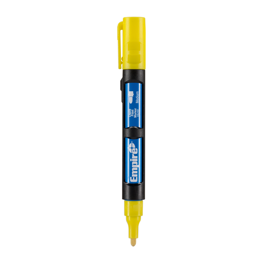 Empire Yellow Liquid Paint Marker - 21mm x 147mm - Fast-Drying Ink - Durable Nib - SuperSaverAU - view 1