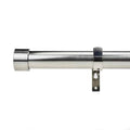 Pillar Brushed Chrome Curtain Rod Finials 16mm Aluminium 2 Pack - SuperSaverAU - view 3