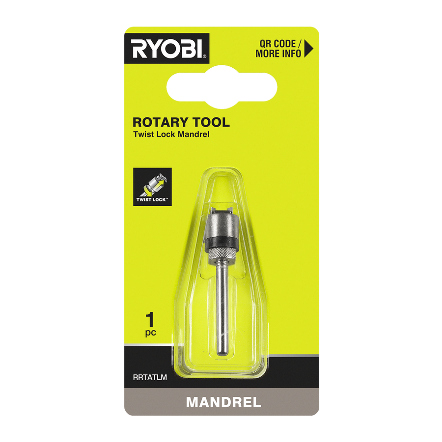Ryobi Rotary Twist Lock Mandrel - 3.2mm Shank - Tool-Free Changeovers - SuperSaverAU - view 1
