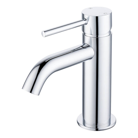 Mondella 25mm Chrome Basin Mixer - Curved Spout - Ergonomic - WELS 5 Star - SuperSaverAU - view 1