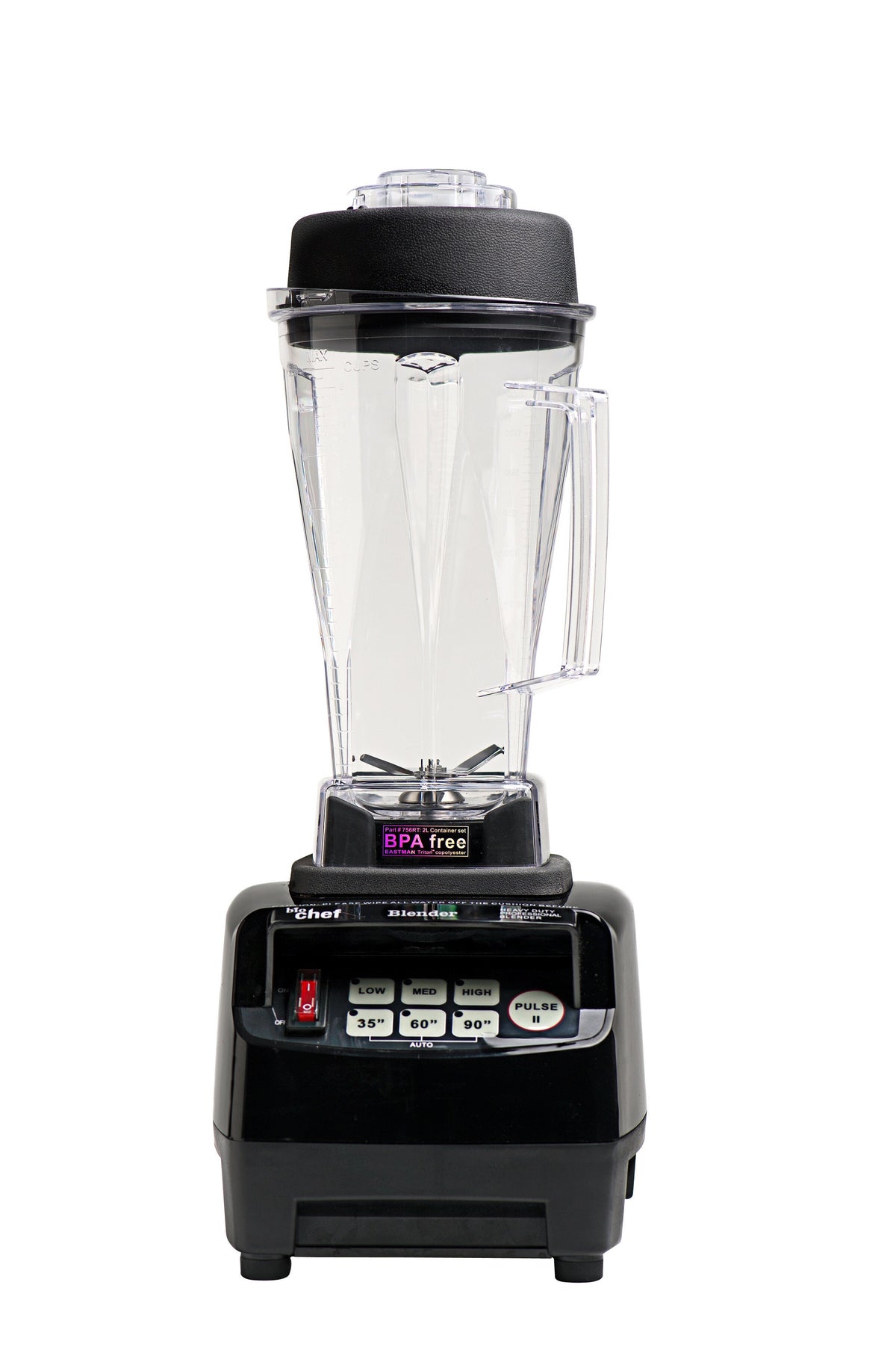 BioChef high performance blender 1600W - black, timer, pulse, ice crush - KT-BL-BC-AU-BL